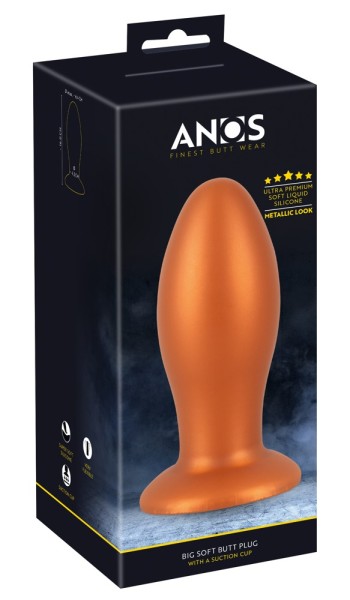 Analplug „Soft Butt Plug with suction cup“ aus gefühlsechtem Liquid Silicone - vergleichen und günstig kaufen